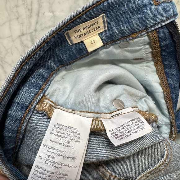 Madewell The Perfect Vintage Jean Size 23 Straight Leg Jeans - Picture 4 of 12